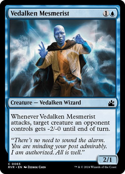 Vedalken Mesmerist (Ravnica Remastered) Near Mint Foil