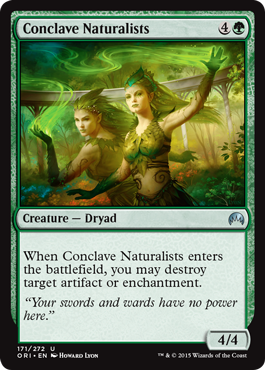 Conclave Naturalists (Magic Origins) Medium Play Foil