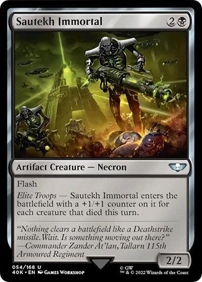Sautekh Immortal (Universes Beyond: Warhammer 40K) Medium Play