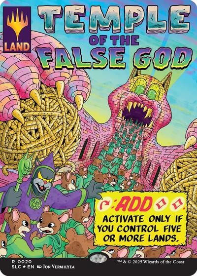 Temple of the False God (Halo Foil) (Secret Lair Countdown Kit) Near Mint Foil