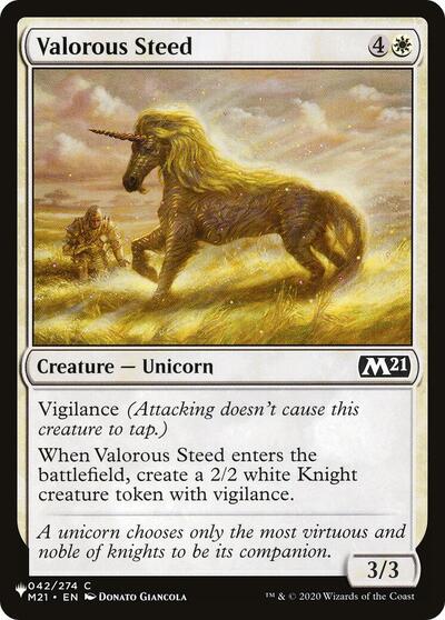 Valorous Steed (The List) Near Mint