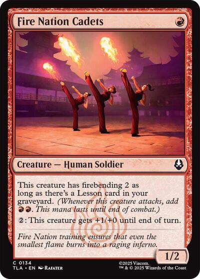 Fire Nation Cadets (Avatar: The Last Airbender) Near Mint Foil
