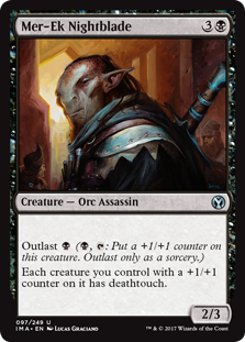 Mer-Ek Nightblade (Iconic Masters) Medium Play Foil
