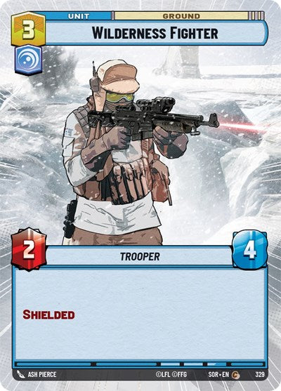 Wilderness Fighter (Hyperspace) (Spark of Rebellion) Near Mint Foil