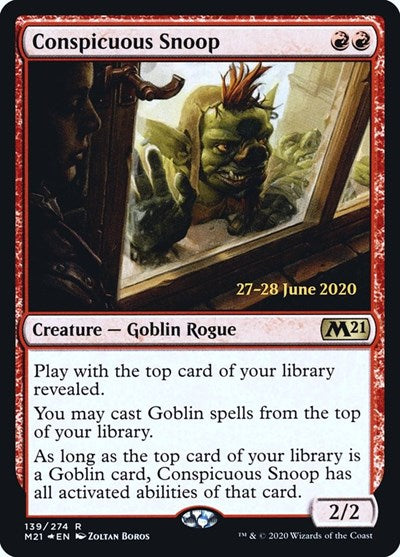 Conspicuous Snoop (Promos: Prerelease Cards) Near Mint Foil