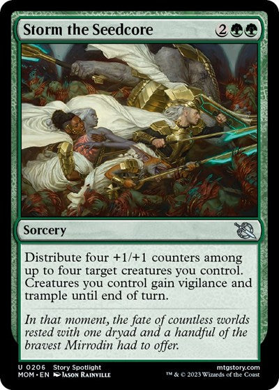 Storm the Seedcore (March of the Machine) Light Play Foil