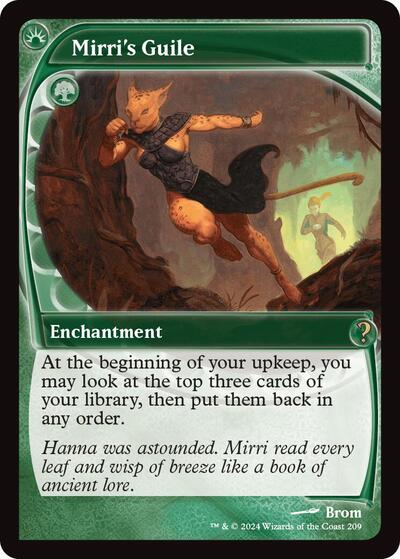 Mirri's Guile (Future Sight) (Mystery Booster 2) Light Play Foil