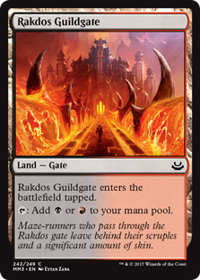 Rakdos Guildgate (Modern Masters 2017) Light Play Foil