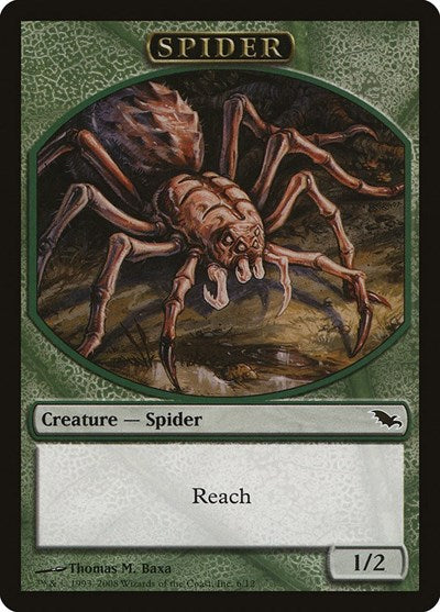 Spider Token (Shadowmoor) Light Play