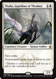 Thalia, Guardian of Thraben (Masters 25) Light Play Foil
