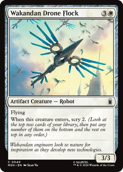 Wakandan Drone Flock (Marvel Super Heroes) Near Mint Foil
