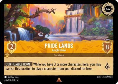 Pride Lands - Jungle Oasis (Shimmering Skies) Near Mint