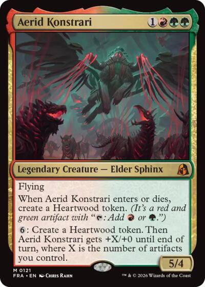 Aerid Konstrari (Reality Fracture) Near Mint Foil