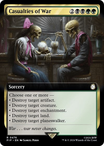 Casualties of War (Extended Art) (Universes Beyond: Fallout) Near Mint Foil