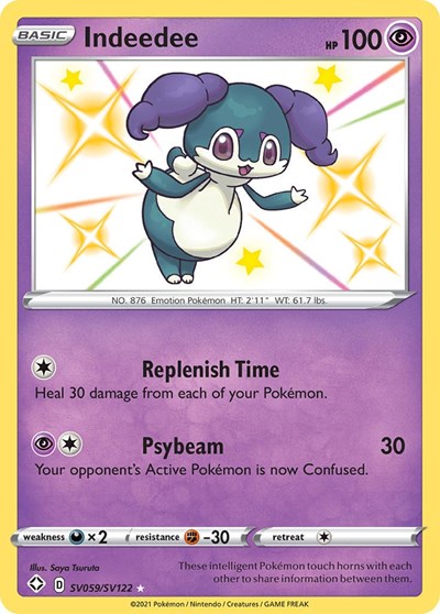 Indeedee (Shining Fates: Shiny Vault) Near Mint Holofoil