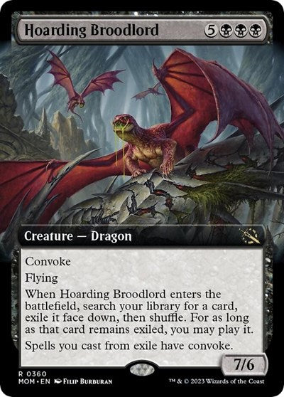 Hoarding Broodlord (Extended Art) (March of the Machine) Light Play
