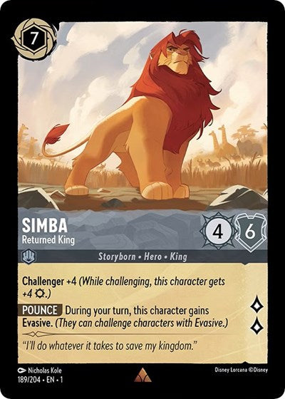 Simba - Returned King (The First Chapter) Near Mint