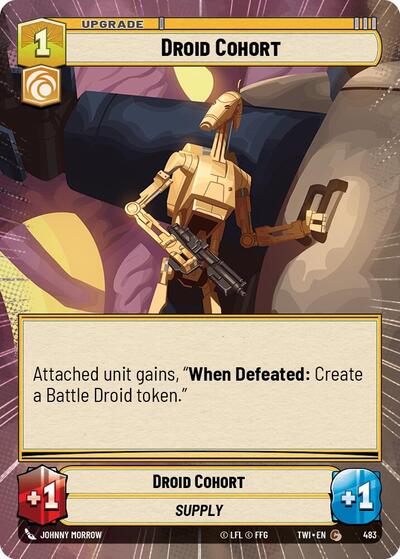 Droid Cohort (Hyperspace) (Twilight of the Republic) Near Mint Foil