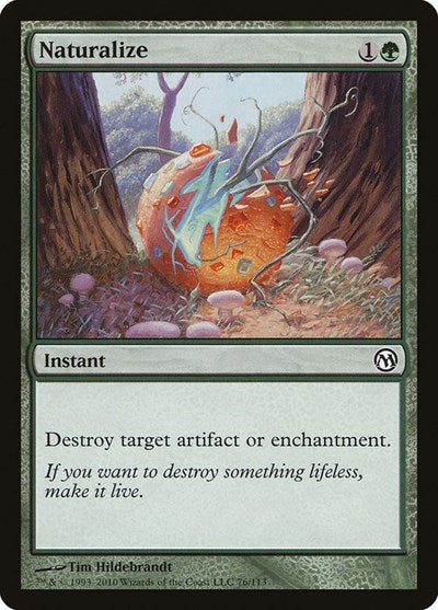 Naturalize (Duels of the Planeswalkers) Light Play