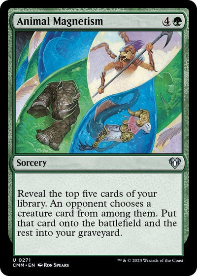 Animal Magnetism (Commander Masters) Light Play Foil