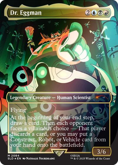 Dr. Eggman (Rainbow Foil) (Secret Lair) Near Mint Foil