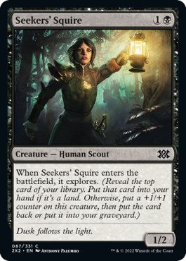 Seekers' Squire (Double Masters 2022) Light Play Foil
