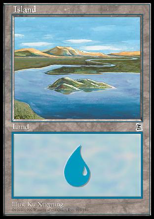 Island (169) (Portal Three Kingdoms) Light Play