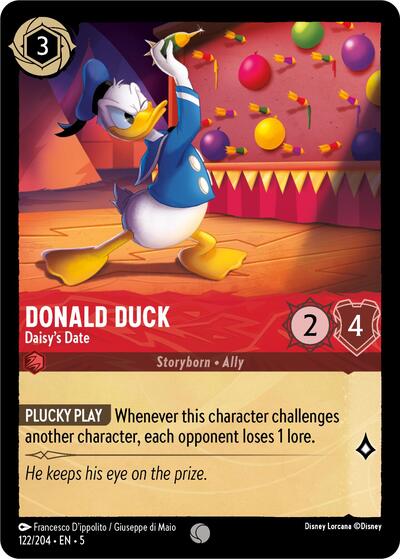 Donald Duck - Daisy's Date (Shimmering Skies) Near Mint