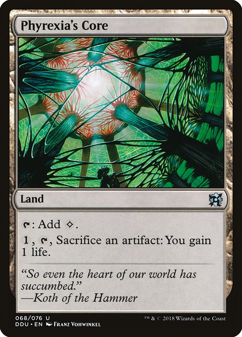 Phyrexia's Core (Duel Decks: Elves vs Inventors) Near Mint