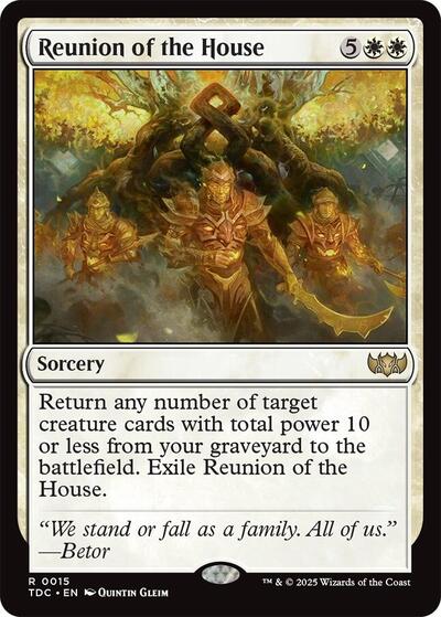 Reunion of the House|5|0|0.00