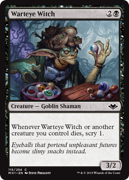 Warteye Witch (Modern Horizons) Medium Play Foil