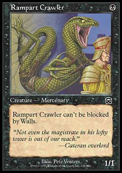 Rampart Crawler (Mercadian Masques) Medium Play