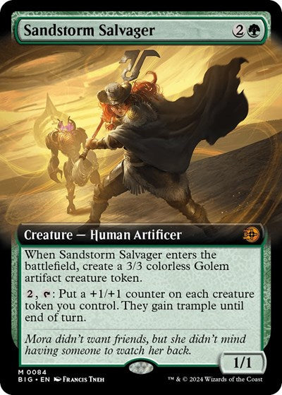 Sandstorm Salvager (Extended Art) (Outlaws of Thunder Junction: The Big Score) Near Mint Foil