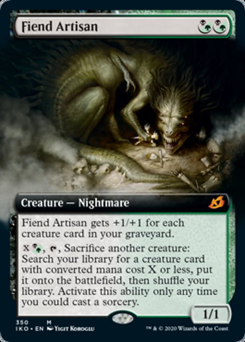 Fiend Artisan (Extended Art) (Ikoria: Lair of Behemoths) Near Mint
