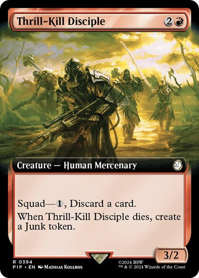 Thrill-Kill Disciple (Extended Art) (Universes Beyond: Fallout) Near Mint