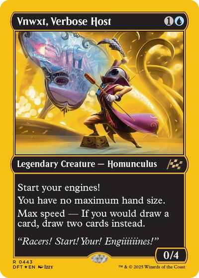 Vnwxt, Verbose Host (First-Place Foil) (Aetherdrift) Near Mint Foil