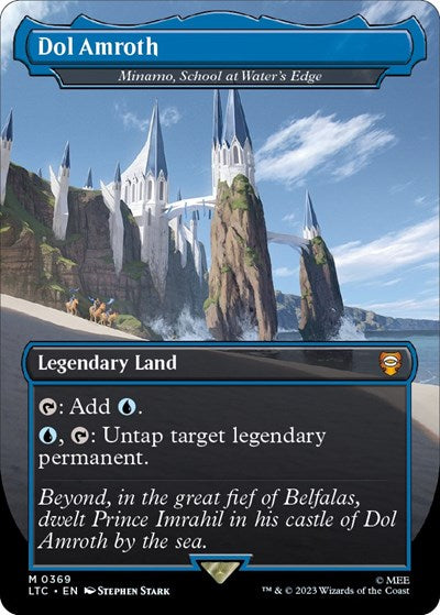 Dol Amroth - Minamo, School at Water's Edge (Commander: The Lord of the Rings: Tales of Middle-earth) Medium Play Foil