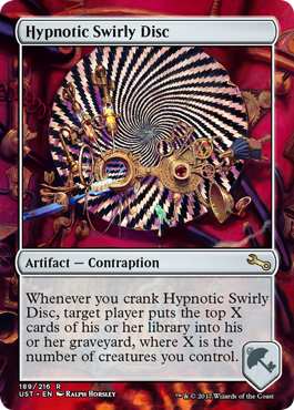 Hypnotic Swirly Disc (Unstable) Light Play Foil