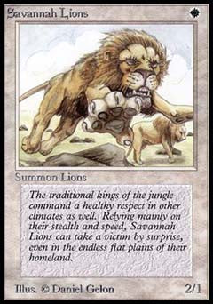 Savannah Lions (Alpha) Near Mint