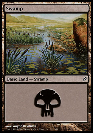 Swamp (292) (Lorwyn) Light Play