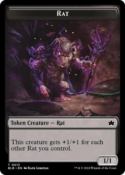 Rat Token (Bloomburrow) Near Mint