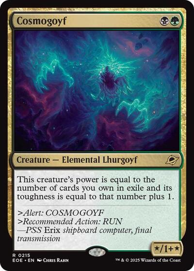 Cosmogoyf (Edge of Eternities) Medium Play Foil