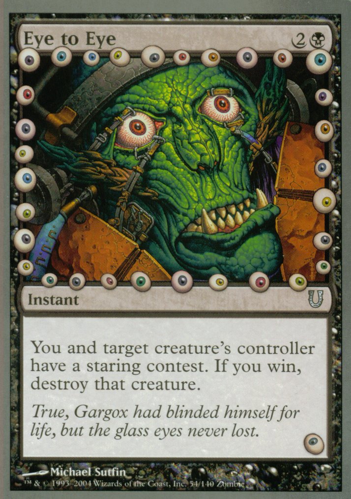 Eye to Eye (Unhinged) Near Mint