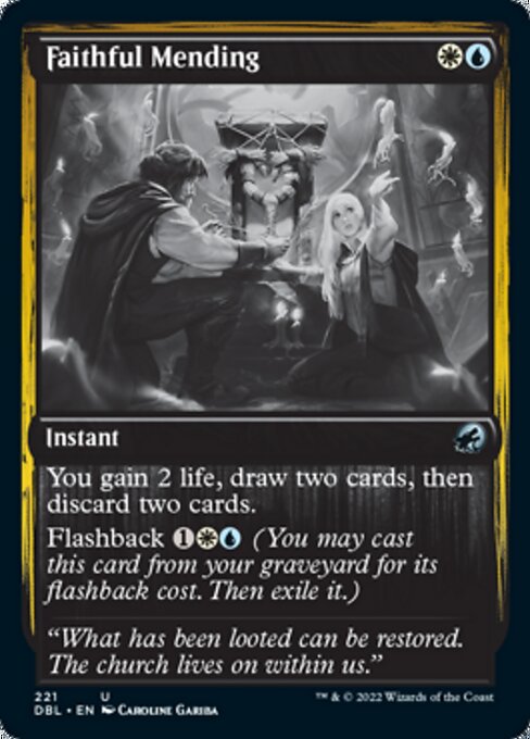 Faithful Mending (Innistrad: Double Feature) Light Play