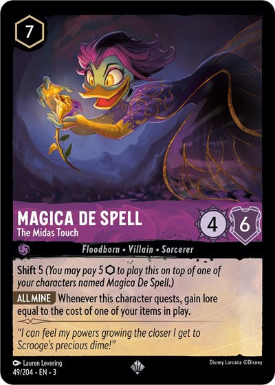 Magica De Spell - The Midas Touch (Into the Inklands) Near Mint