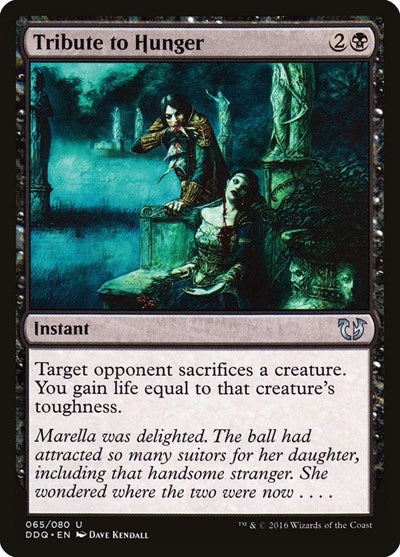 Tribute to Hunger (Duel Decks: Blessed vs Cursed) Near Mint