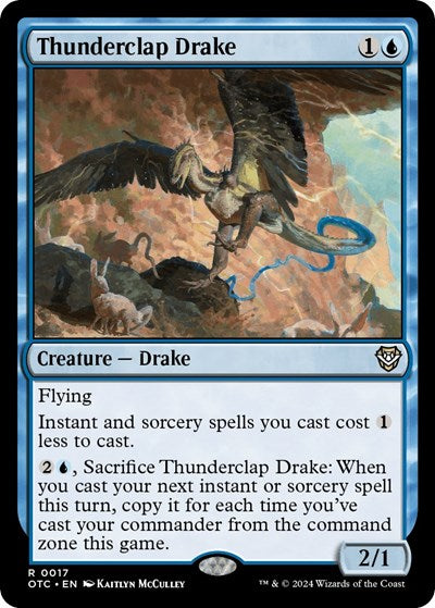 Thunderclap Drake (Commander: Outlaws of Thunder Junction) Near Mint