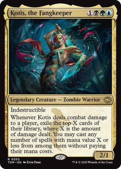 Kotis, the Fangkeeper (Tarkir: Dragonstorm) Light Play Foil