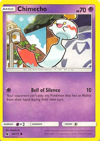 Chimecho (SM - Crimson Invasion) Light Play Reverse Holofoil