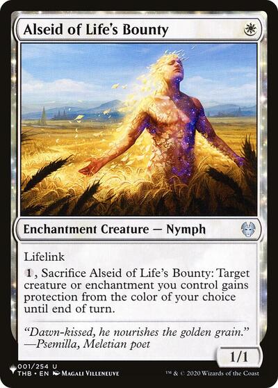 Alseid of Life's Bounty (The List) Light Play